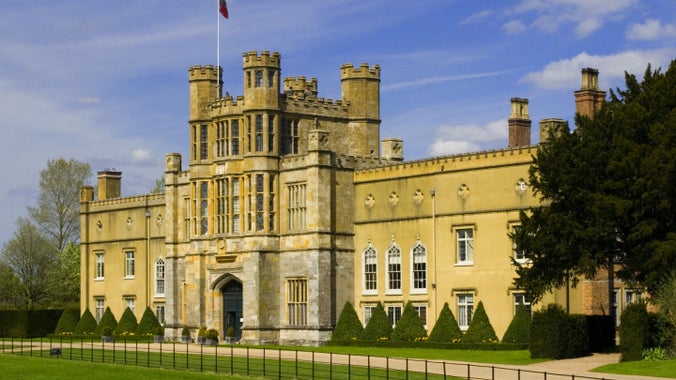 Gate Tower on the West Front at Coughton Court, Warwickshire
